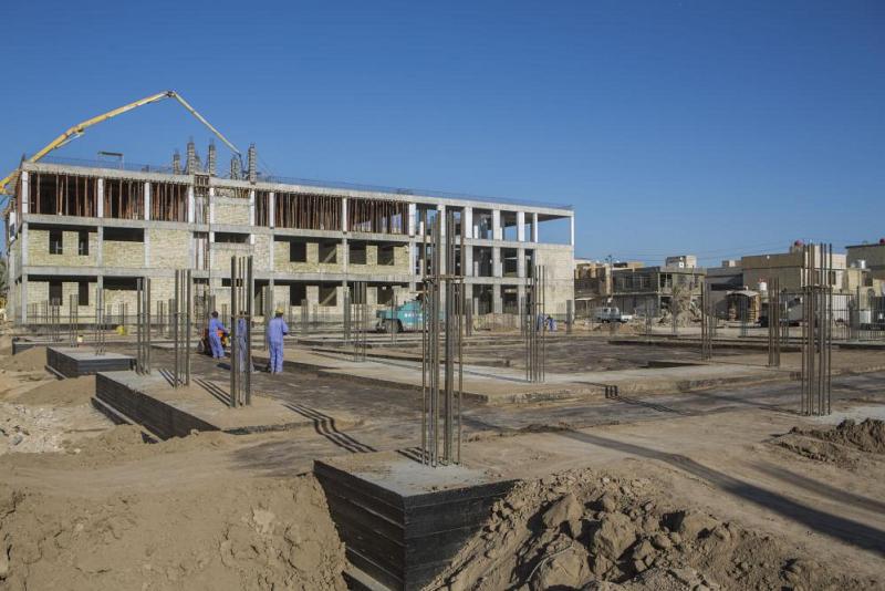 مشروع المجمّع الثقافي التدريسيّ الأوّل والثالث: أعمال تسير بوتيرة متصاعدة ويحقق نسب انجاز متقدمة ... 