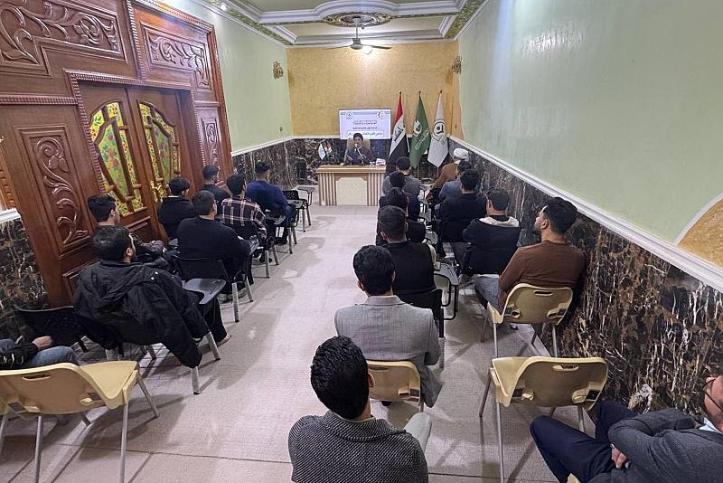 قسم الشؤون الفكرية ينظم ندوة ثقافية لنخبة من شباب ذي قار