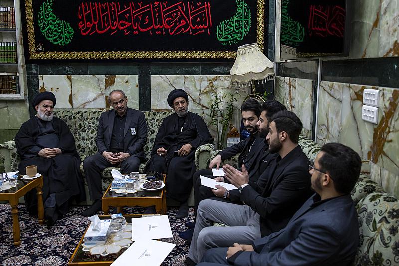  السيد الصافي يلتقي عدداً من ملاكات قسم إعلام العتبة العباسية المقدسة