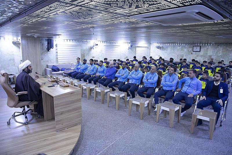 قسم العلاقات العامّة ينظّم برنامجاً ثقافياً لوفد من أكاديمية العميد لرعاية المواهب