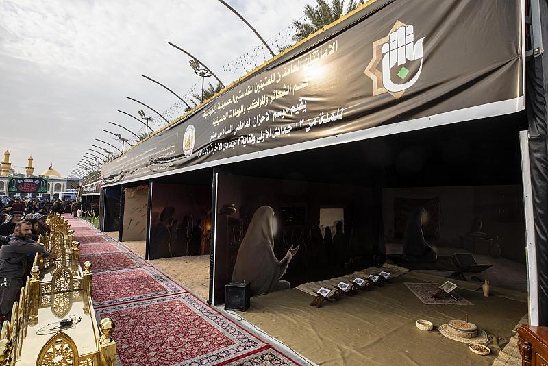افتتاح بانوراما موسم الأحزان الفاطمي في منطقة ما بين الحرمَين الشريفين
