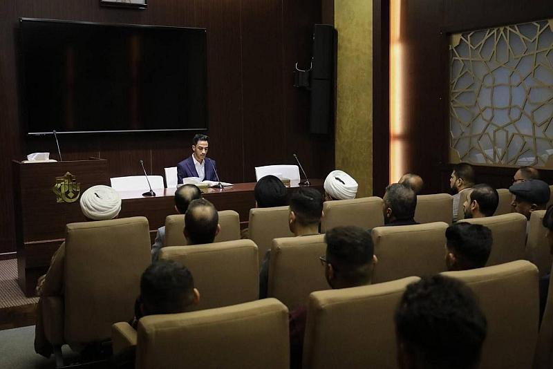 من بابل.. المجمع العلمي للقرآن الكريم يستقبل وفداً جامعياً