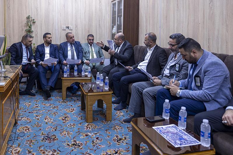العتبة العباسية المقدسة تبحث مع العتبة الحسينية المقدسة التنسيق المشترك لإقامة حفل تخرج طلبة الجامعات