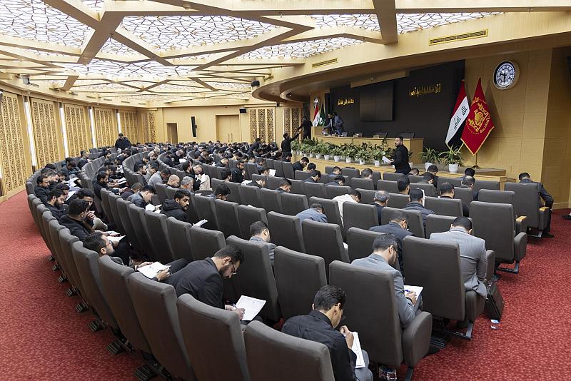 قسم الإعلام يجري اختبار الكفاءة المهنية للملاكات الإعلامية