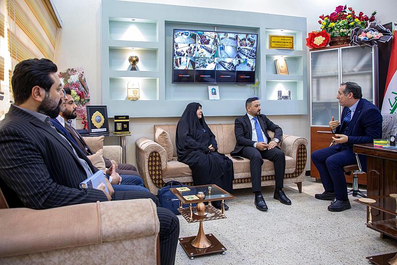 وفد من قسم الشؤون الطبية يبحث مع دائرة صحة كربلاء تعزيز التعاون في المجال الصحي