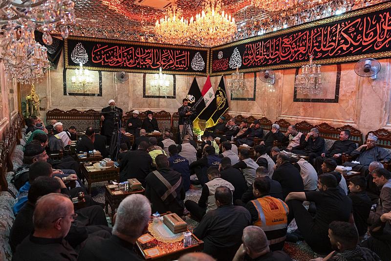 إحياءً لذكرى زيارة الأربعين.. العتبة العباسية المقدسة تواصل إقامة مجلسها العزائي