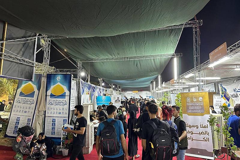 فعاليات الموكب الثقافي العام تشهد إقبالًا للشباب والصغار في زيارة الأربعين