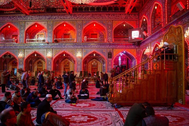 إقامةُ مجلس عزاء الإمام الهادي (سلام الله عليه) في رحاب العتبة العبّاسية المقدّسة