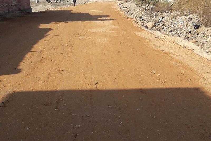 قسم الصيانة الهندسية في العتبة العباسية المقدسة ينتهي من اكساء شارع خلف مجمع العلقمي للزائرين..