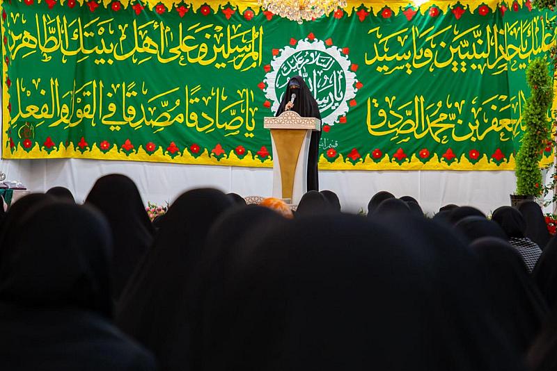 شعبة التوجيه الديني النسوي تحتفي بذكرى ولادة الصادقينِ (صلوات الله عليهما)