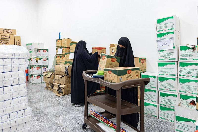 مركز الصديقة الطاهرة (عليها السلام) يقدم خدماته لزائرات الأربعين في مجمّع أبي الفضل العباس (عليه السلام)