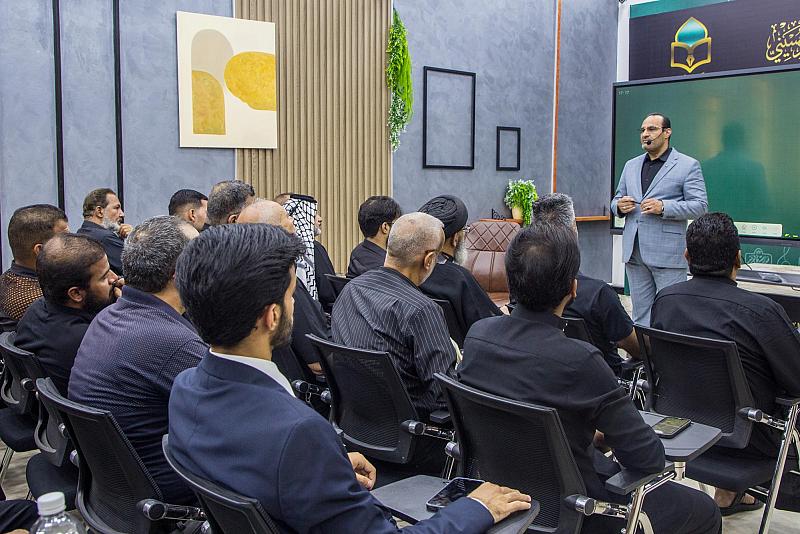  شعبة الخطابة تقيم ورشة قرآنية بعنوان اللوائح التحكيمية في المسابقات الدولية ببغداد