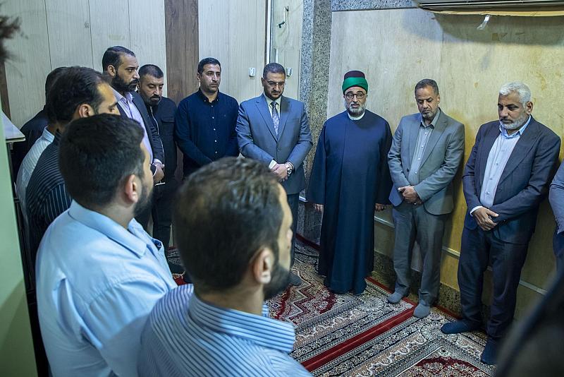 الأمين العامّ للعتبة العبّاسية المقدّسة يشارك منتسبي قسم حفظ النظام وجبة الإفطار