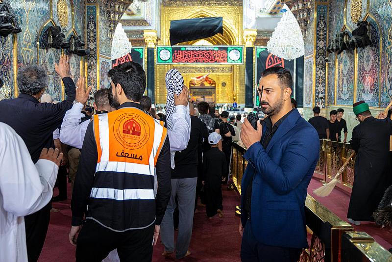 قسم العلاقات يطلق خطة ميدانية لتسهيل حركة المواكب في زيارة الأربعين