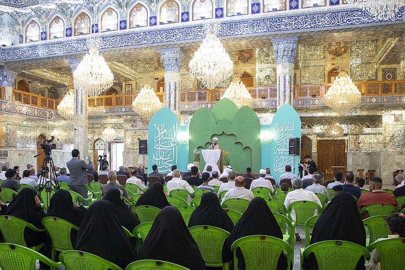 العتبة العباسية المقدسة تحيي ذكرى زواج النورين في مزار السيدة شريفة