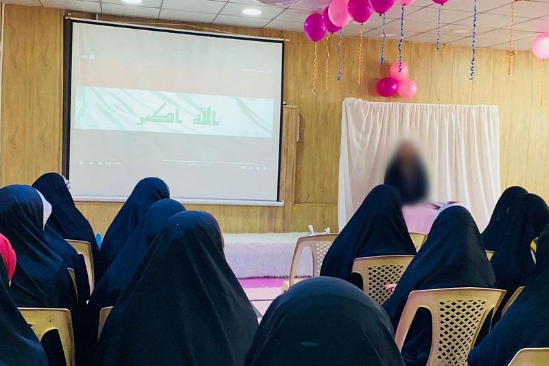 معهد القرآن الكريم النسوي يجتمع مع أولياء أمور تلميذات روضة أحباب الكفيل