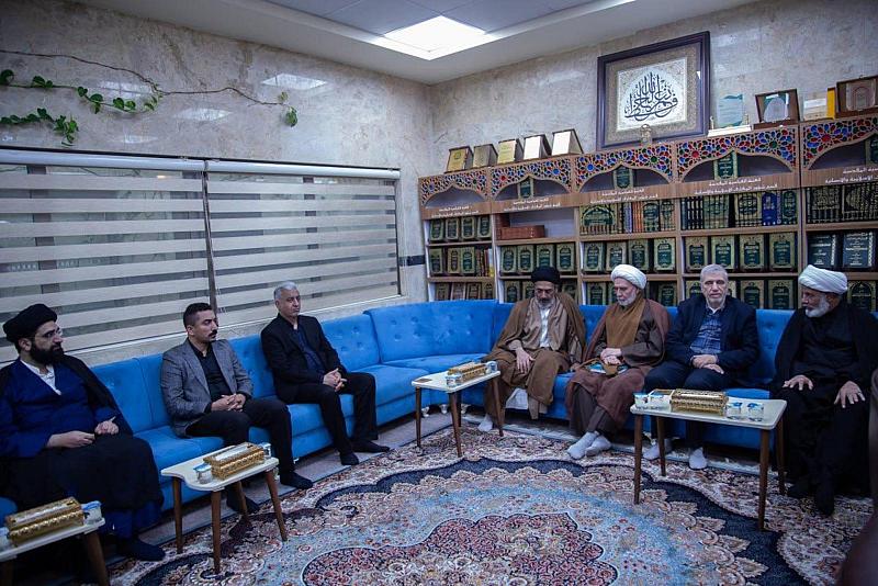 قسم شؤون المعارف يبحث سبل تعزيز التعاون العلمي مع وفد العتبة الرضوية المقدّسة