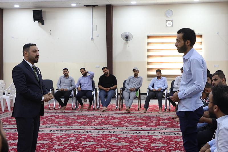 قسم العلاقات ينظم ورشة تعريفية للمنتسبين الجدد