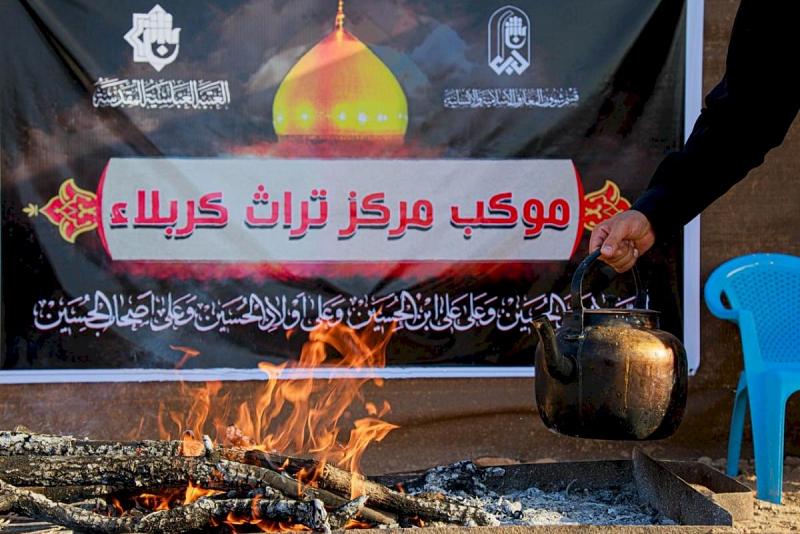 قسم المعارف يقيم عدّة مواكب لخدمة زائري الأربعين في كربلاء