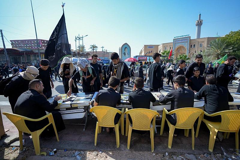 المجمَع العلمي يختتم أعمال محطاته القرآنية في طريق الزائرين المتوجهين لمدينة النجف الأشرف