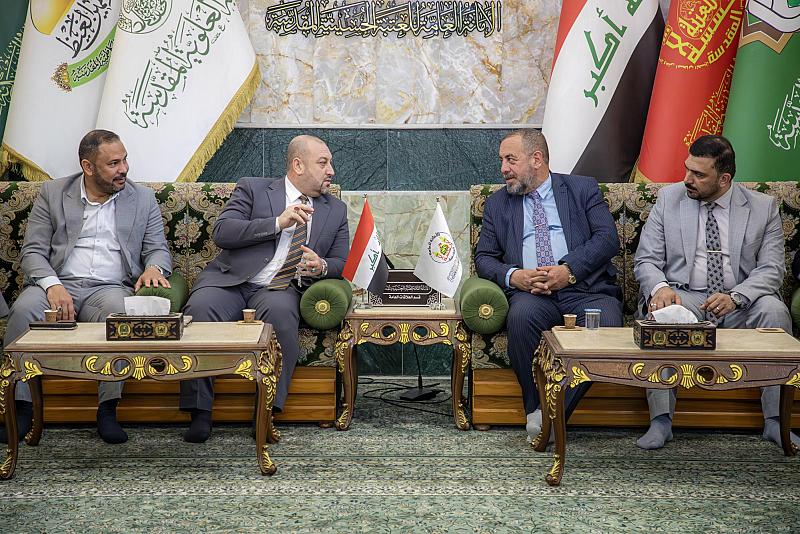 العتبتان المقدستان الحسينية والعباسية تبحثان آلية مسير الطالبات في حفل تخرج (دفعة بنات الكفيل العاشرة)