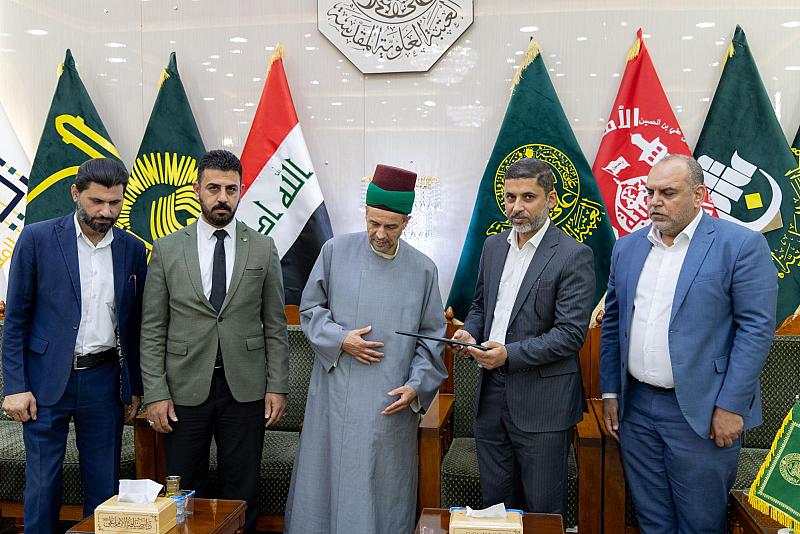 العتبة العباسية المقدسة تدعو العتبة العلوية المقدسة لحضور فعاليات أسبوع الإمامة الثالث
