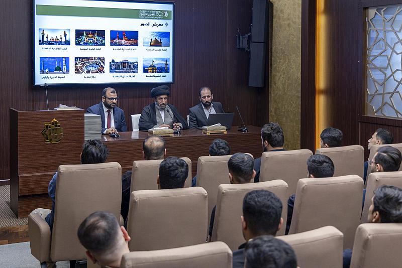 العتبة العباسية المقدسة تكرم مصوري شبكة الكفيل العالمية وتعلن قرب إطلاق مشروع (عدسة الكفيل)