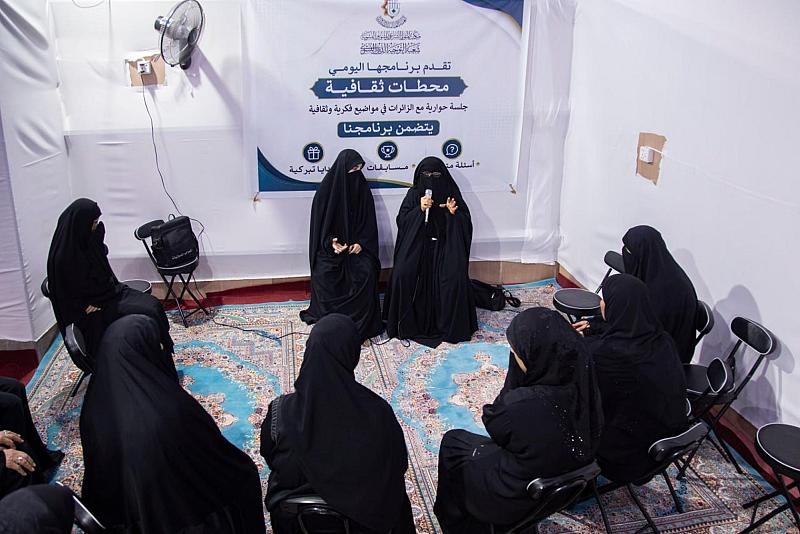 مع تزايد أعدادهن.. شعبة التوجيه الديني النسوي تكثّف برامجها لخدمة زائرات الأربعين