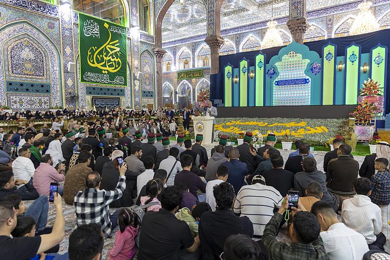 بالتعاون مع العتبتين المقدستين.. أهالي كربلاء يحيون ذكرى ولادة الإمام الحسن (عليه السلام)