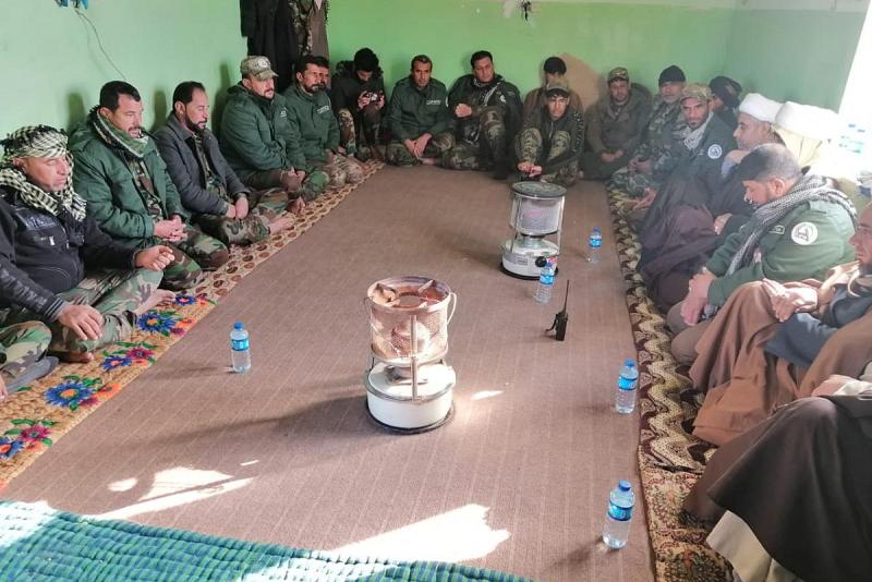 لجنةُ الإرشاد والدّعم تقدّم دعمها لمقاتلي الحشد الشعبيّ في كركوك