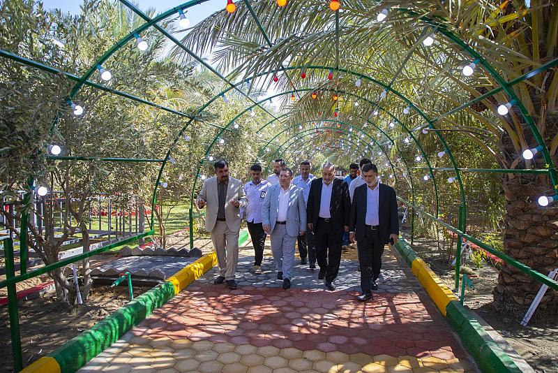 إدارة العتبة العباسية المقدسة تتابع تقدّم أعمال مشروع الحزام الأخضر الجنوبي