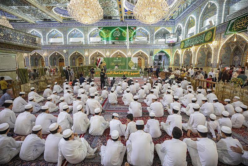 المجمع العلمي يقيم محفلاً قرآنياً في الصحن العباسي المطهر