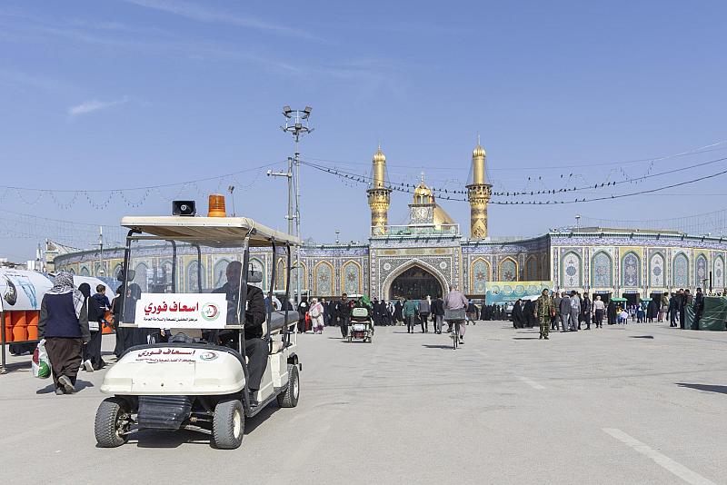 قسم بين الحرمين يهيئ عجلاته الكهربائية استعدادًا لزيارة النصف من شعبان