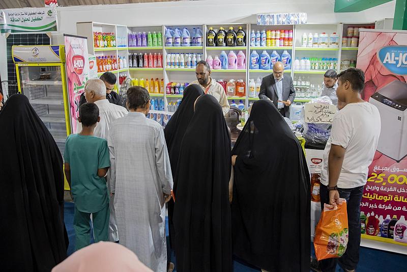 العتبة العباسية تختتم مشاركتها في مهرجان النجف الدولي للتسوق