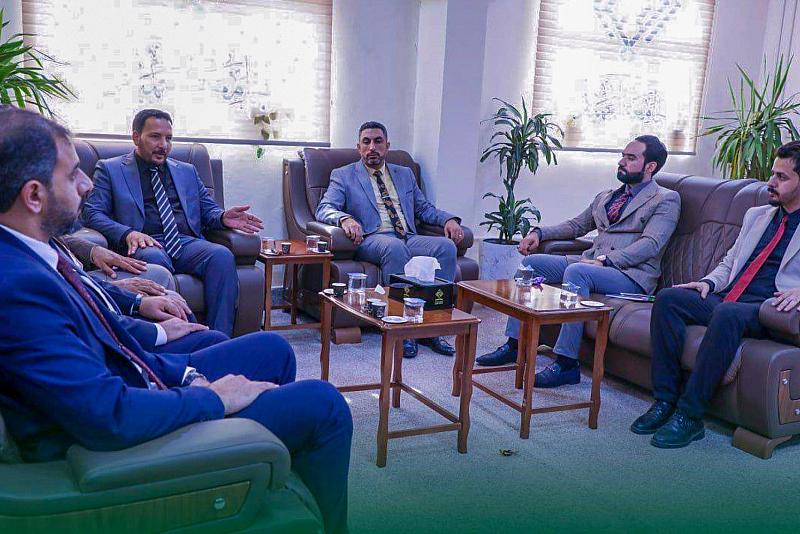 جامعة العميد تبحث تعزيز التعاون مع نقابة التمريض ومعهد الصحة العالي في كربلاء