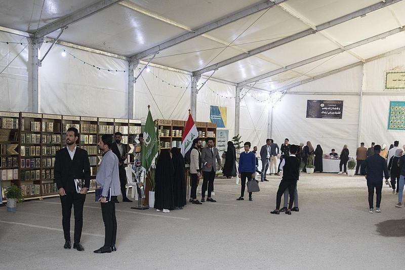 جناح العتبة العبّاسية المقدسة في مهرجان الشهادة السنوي الثالث عشر يشهد عرض 450 إصداراً