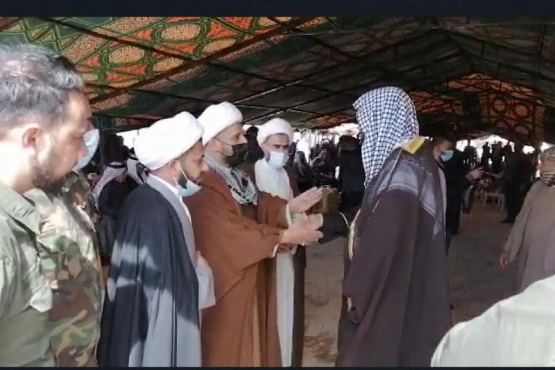 وفدُ العتبة العبّاسية المقدّسة يقدّم تعازيه لذوي ضحايا البو دور 