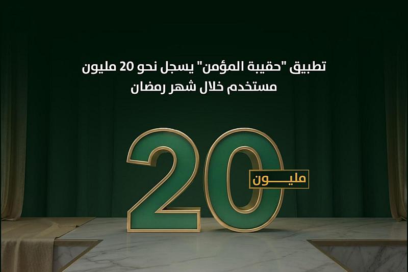 قسم الشؤون الفكرية: أكثر من 20 مليون مستخدم لتطبيق حقيبة المؤمن خلال شهر رمضان المبارك