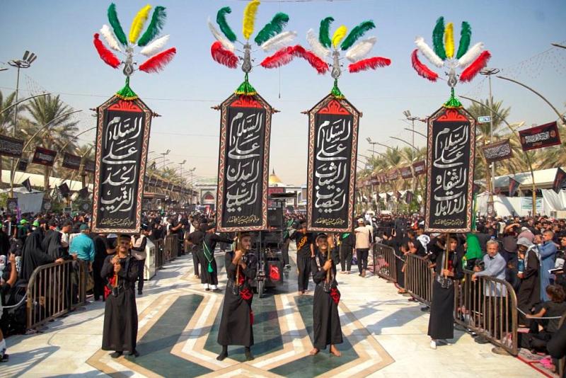 مواكب العزاء الحسيني تحيي مراسيم الأربعين