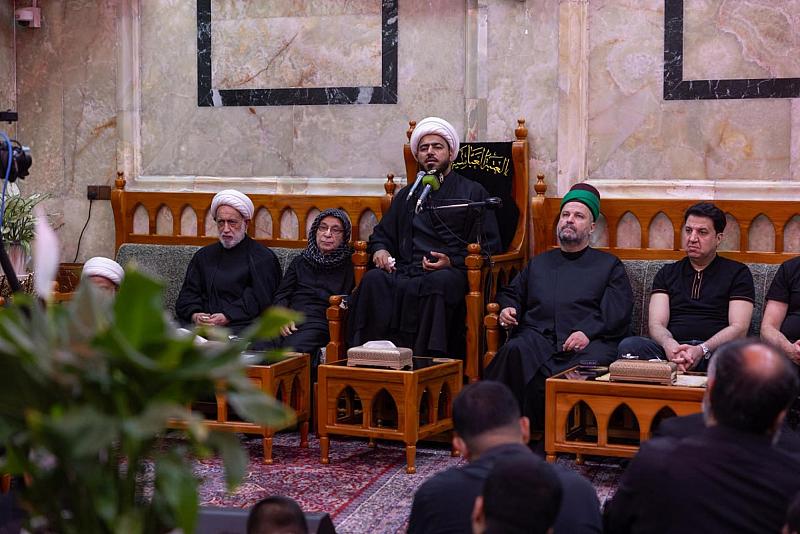 عبر مجلس عزائي.. قسم العلاقات يستذكر تضحيات الإمام الحسين وأهل بيته (عليهم السلام) في واقعة الطفّ