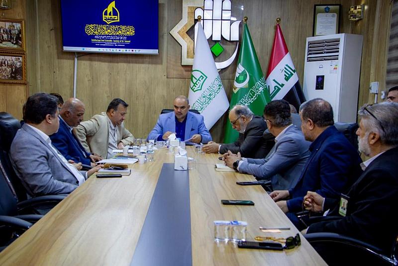 جمعية العميد تناقش استعداداتها لانطلاق فعاليات المؤتمر العلمي الرابع لإحياء تراث أمير المؤمنين (عليه السلام)