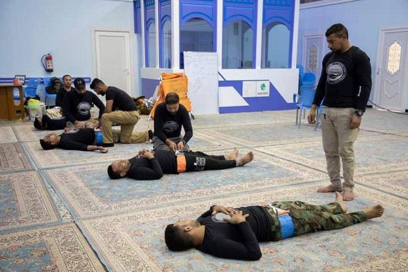 تنظيمُ دورة العناية التكتيكيّة بالإصابات لمنتسبي العتبة العبّاسية المقدّسة