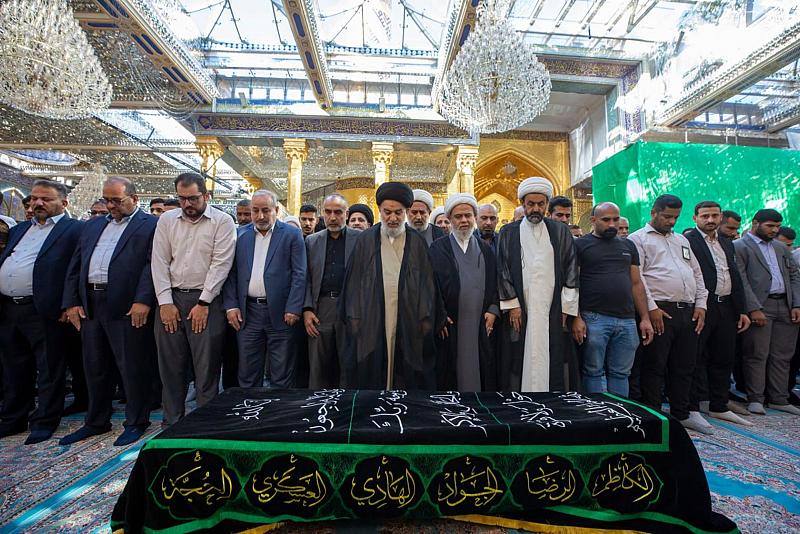 بحضور متولّيها الشرعيّ.. تشييع خادم العتبة العبّاسية المقدّسة الحاج رزاق الجبوري