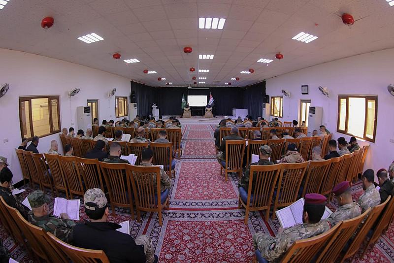 المجمع العلمي يقيم ختمة قرآنية لمنتسبي فرقة العباس (عليه السلام)