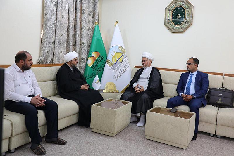 الهيأة العليا لإحياء التراث ومركز الكاظمية يبحثان سبل تعزيز التعاون المشترك