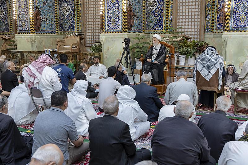 قسم الشؤون الدينيّة يواصل إقامة نشاطاته لزائري مرقد أبي الفضل العبّاس (عليه السلام)