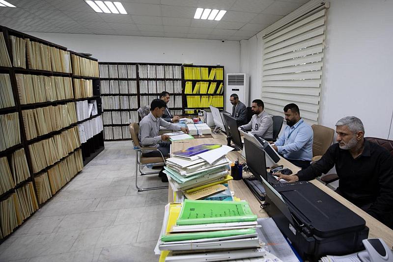 العتبة العباسية المقدسة تنجز أرشفة أكثر من 10 آلاف إضبارة للشهداء والجرحى إلكترونيًّا