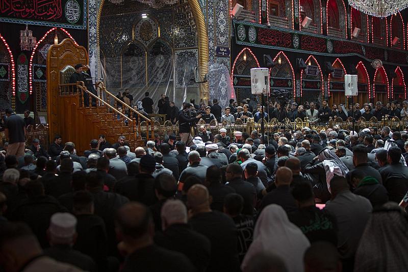 بحضور متوليها الشرعي.. العتبة العباسية المقدسة تقيم مجلسها العزائي في السابع من شهر المحرم