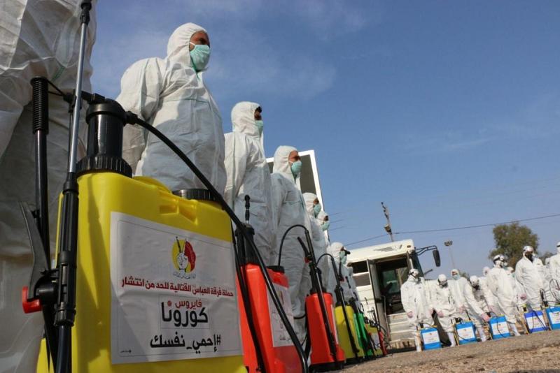 حملةٌ موسّعة لتعفير وتعقيم مناطق الأيزيديّين في الموصل