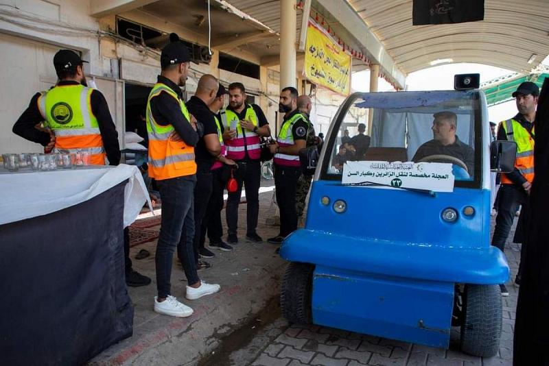 أكاديمية الكفيل للاسعاف والتدريب الطبي تباشر بتنفيذ برنامج الاخلاء الطبي الخاص بزيارة الامام العسكري (ع)